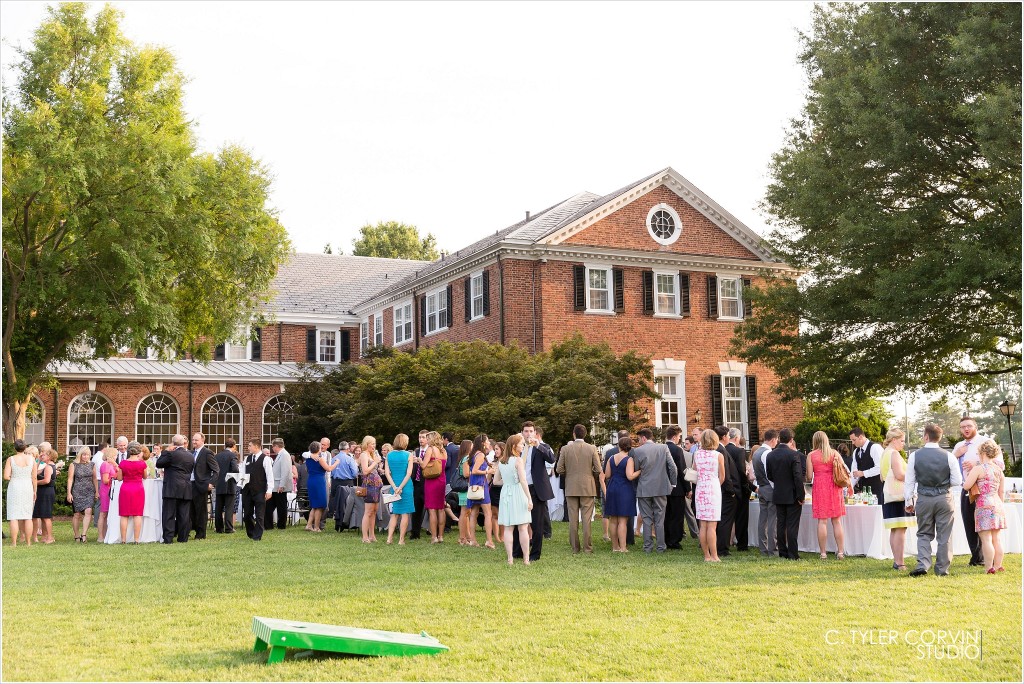 Downtown Charlottesville Wedding Farmington Country Club Reception